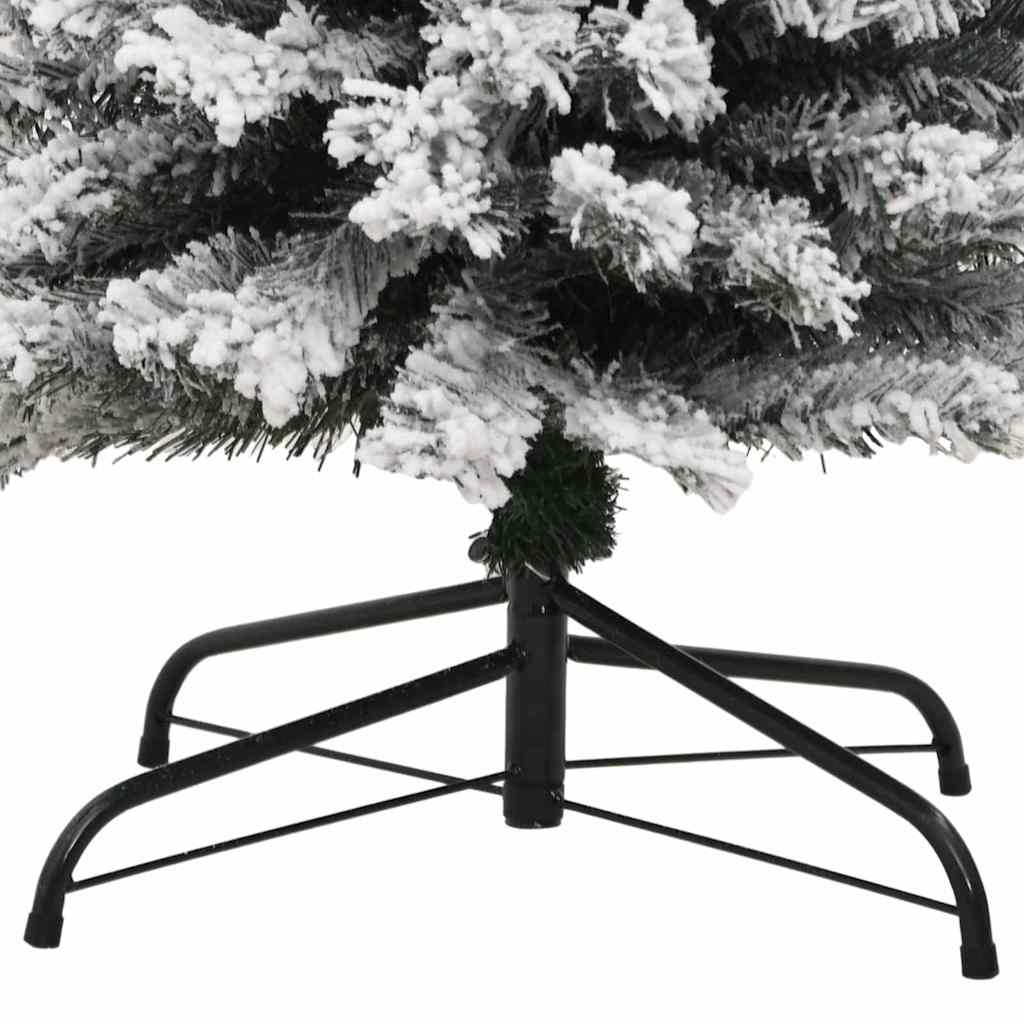 Kunstigt juletræ med stativ Grøn 180 cm PVC og Stål og Plastik