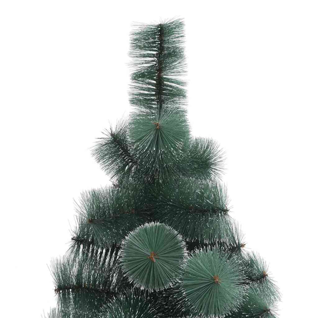 Kunstigt forberedt juletræ med kuglesæt Grøn 210 cm PET