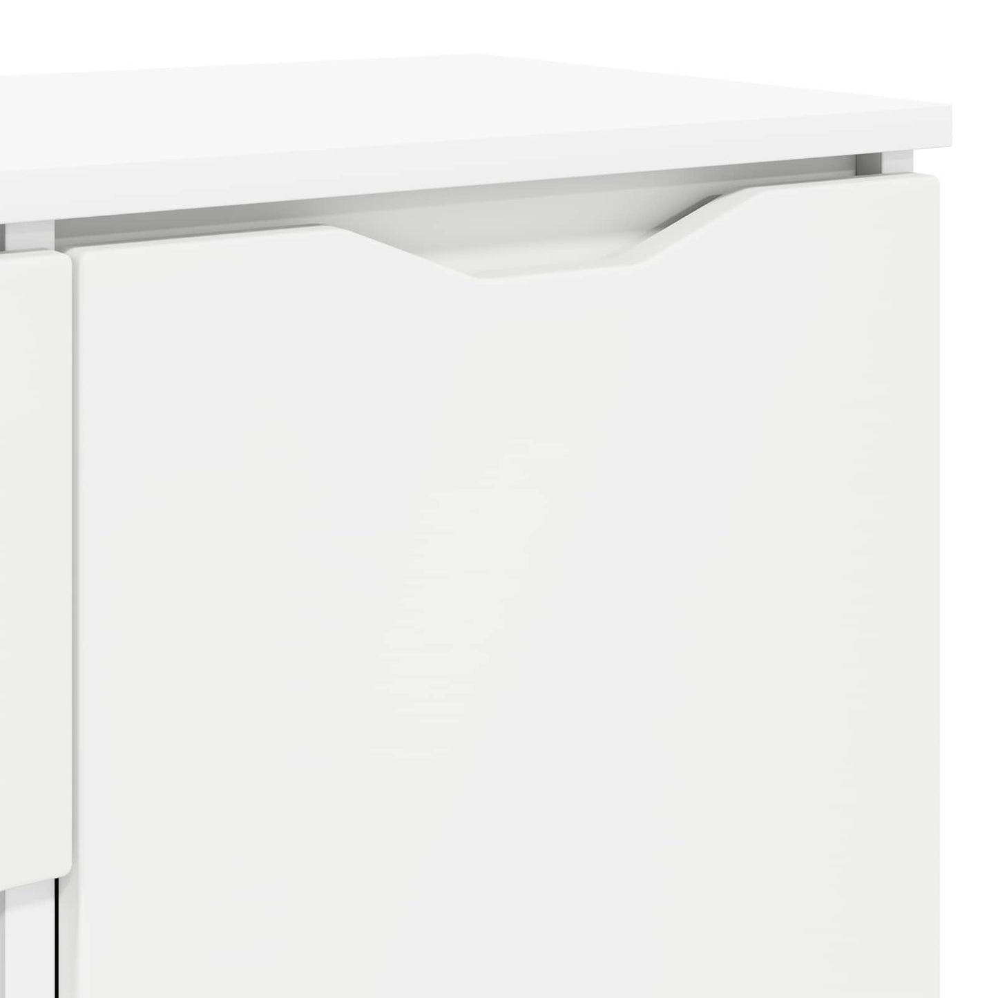 Sideboard Hvid 100 x 30 x 65,6 Konstrueret træ