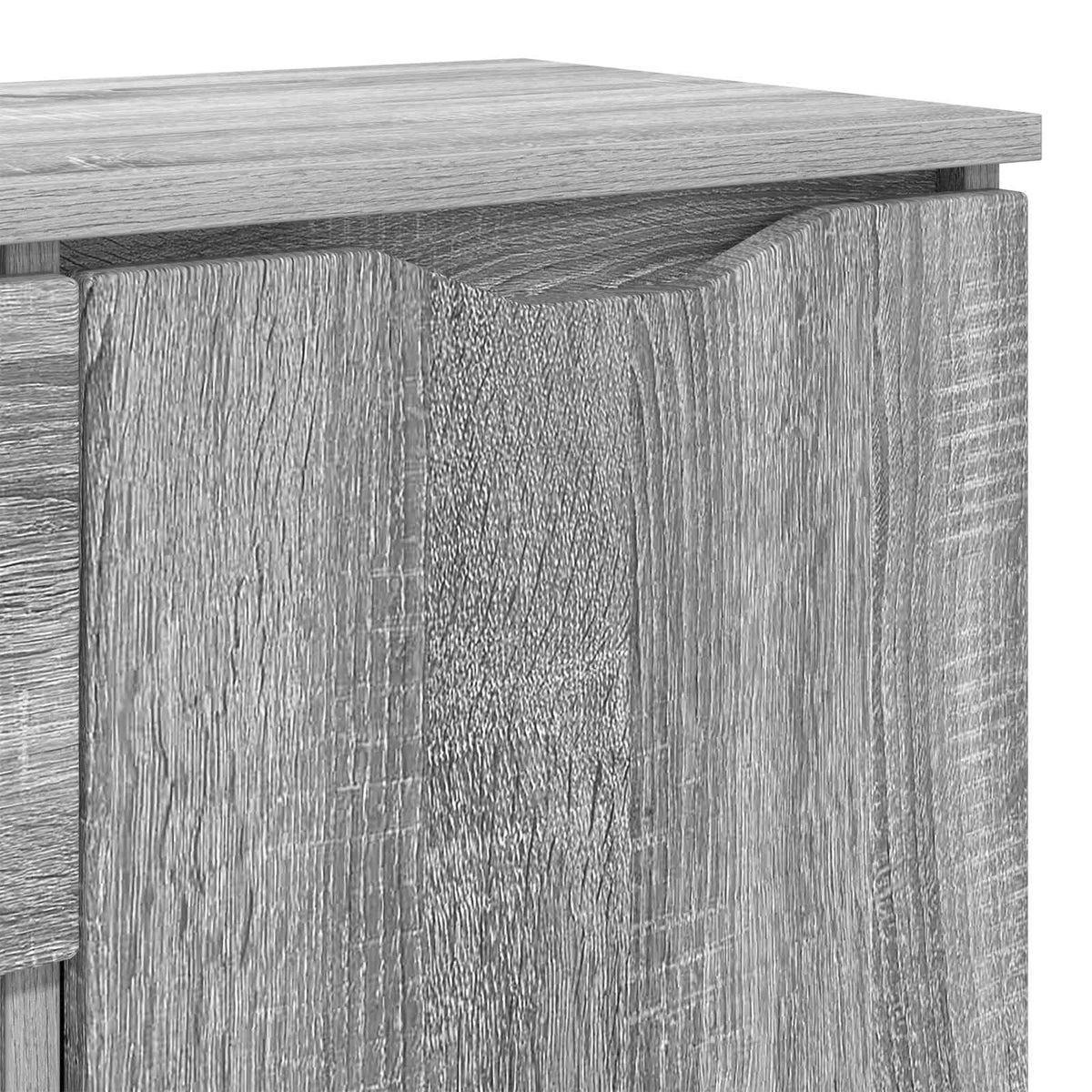 Sideboard Grå Sonoma 100 x 30 x 65,6 Konstrueret træ