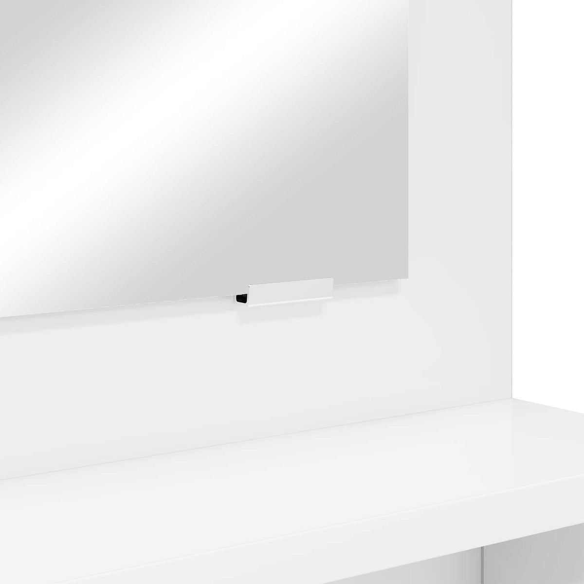 Soveværelsessminkeborde Hvid 80 x 39,6 x 135 cm Konstrueret træ