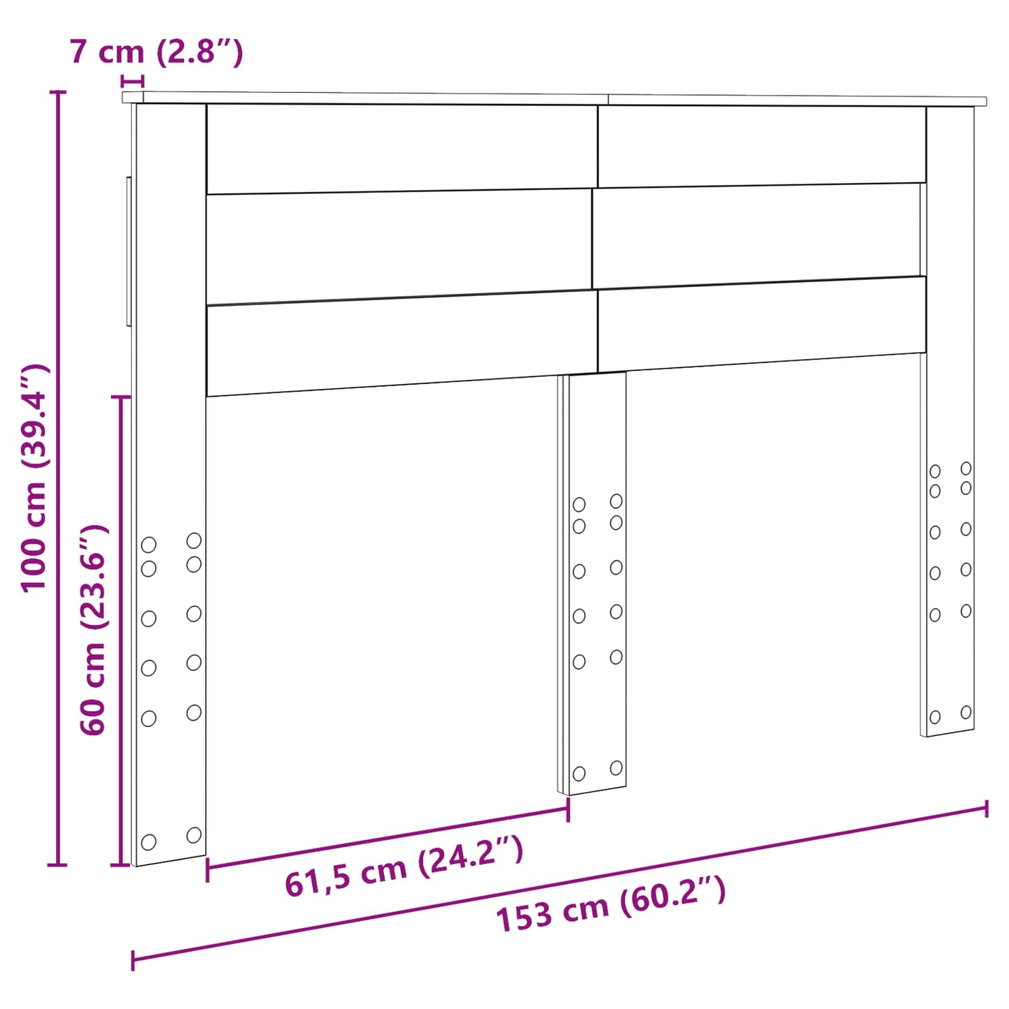 Hovedgærde Gammelt træ Konstrueret træ