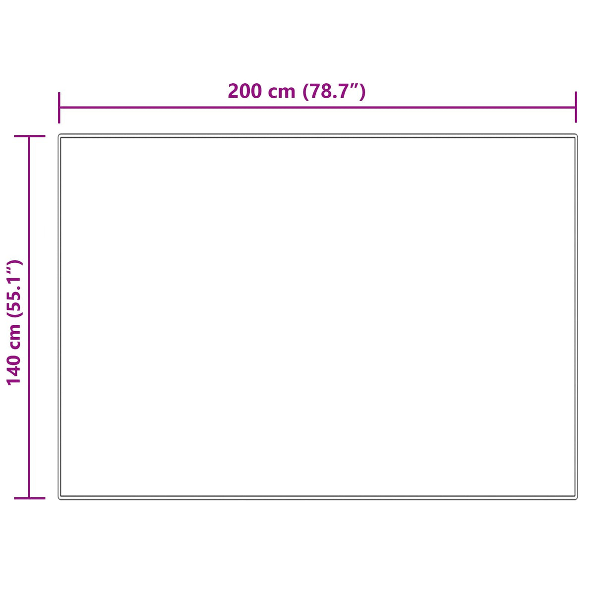 Fuskobbel lammeskindstæppe TAFALLA Cremefarvet 140 x 200 cm