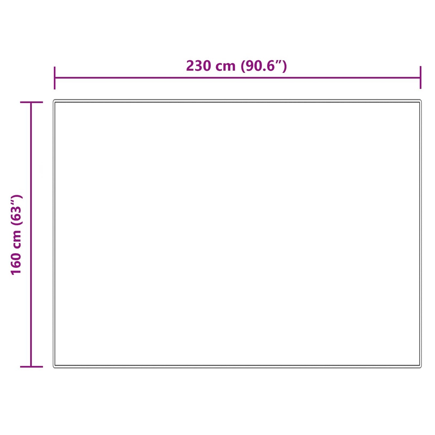 Fuskobbel lammeskindstæppe TAFALLA Cremefarvet 160 x 230 cm