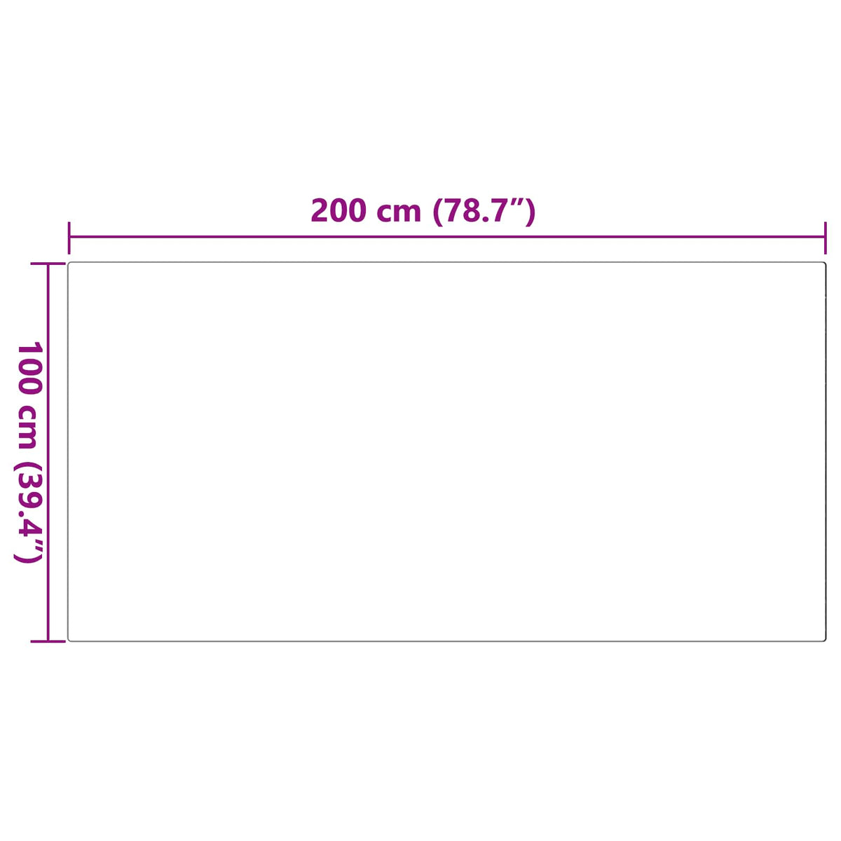 Skridsikker tæppe af kunstig kaninpels OLITE Grå 100 x 200 cm