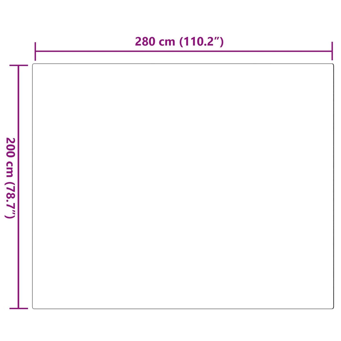 Skridsikker tæppe af kunstig kaninpels OLITE Grå 200 x 280 cm