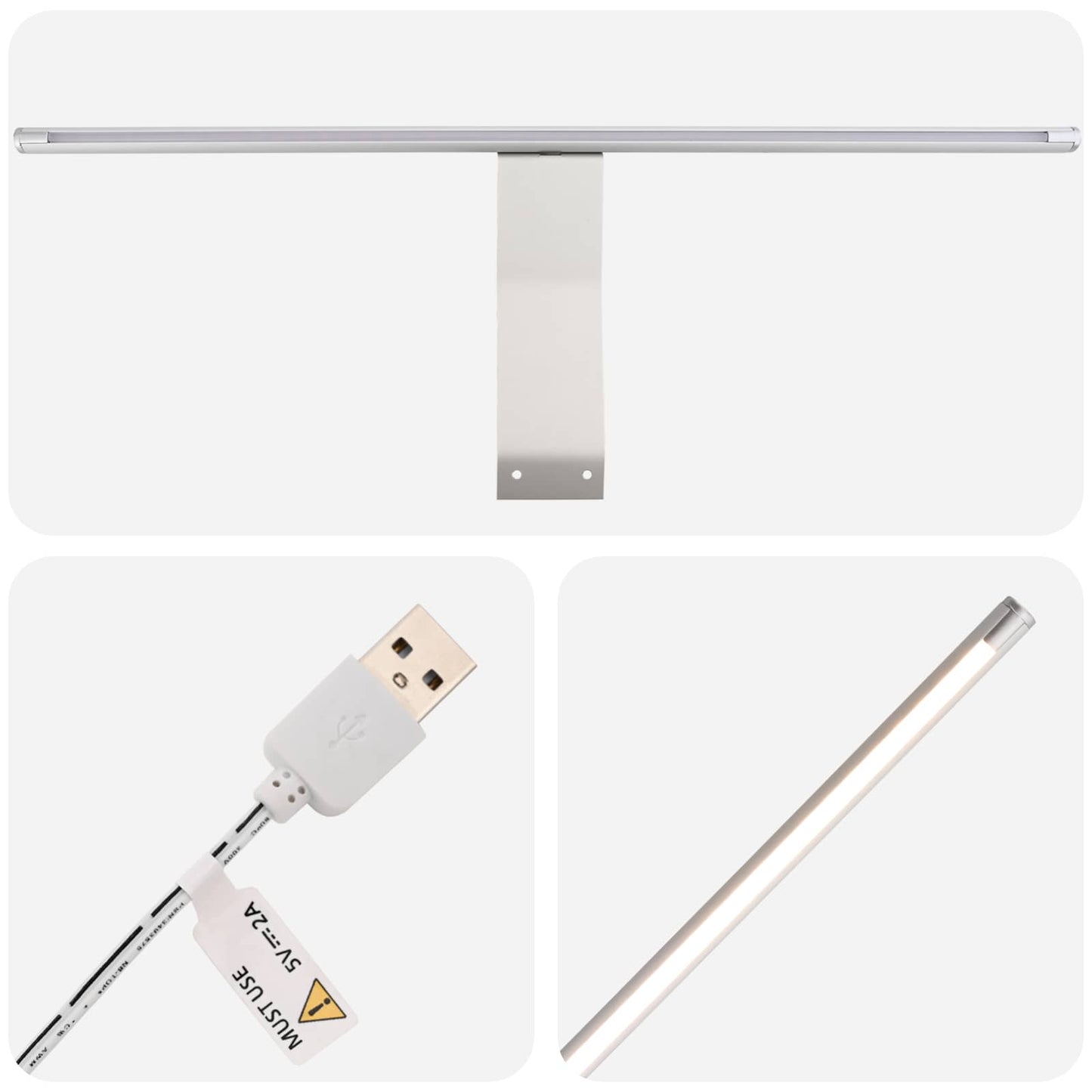 Badeværelsesskabsæt 3 stk. 100 x 10,5 x 60,5 cm Konstrueret træ