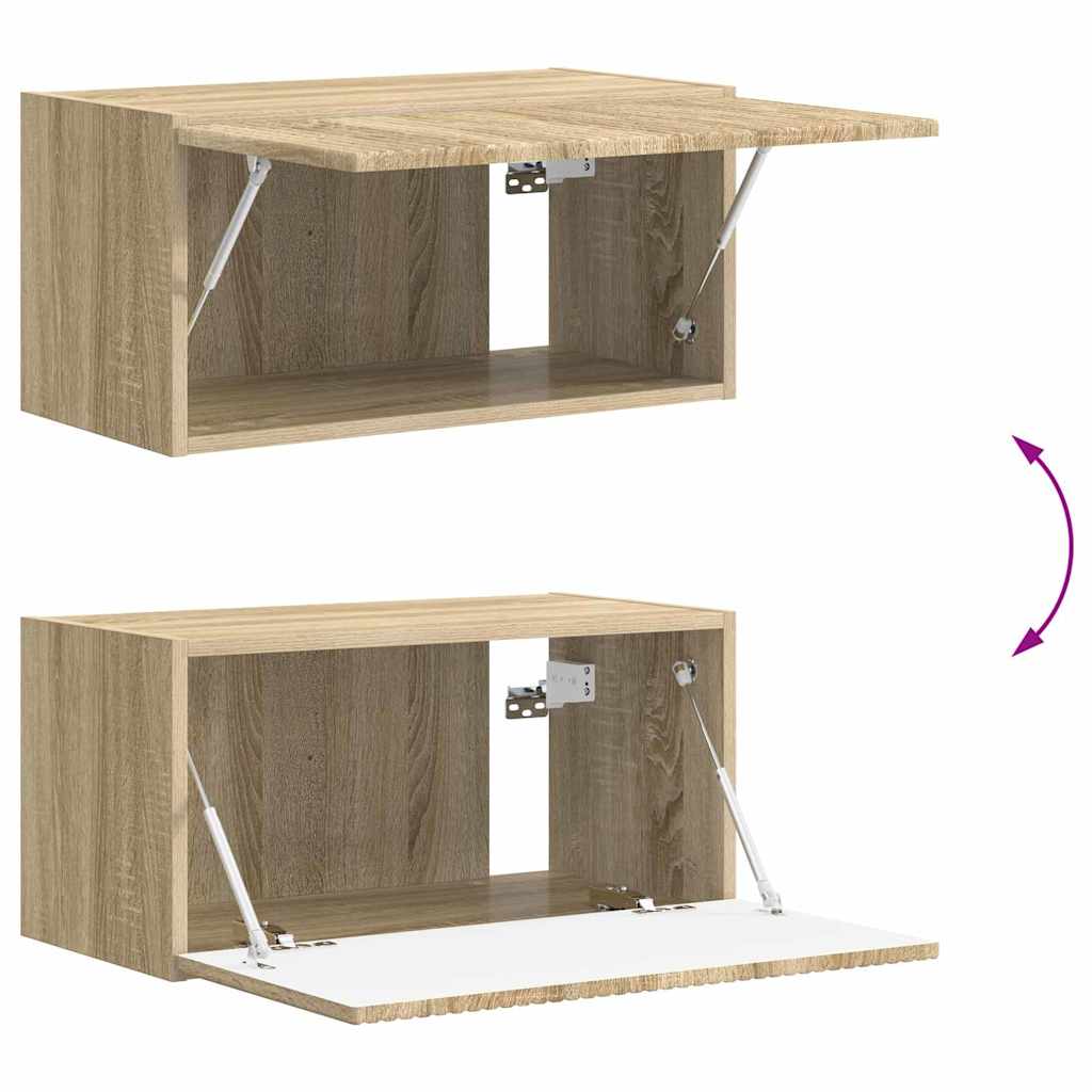 TV vægskab 60 x 31 x 29,5 cm Sonoma Konstrueret træ