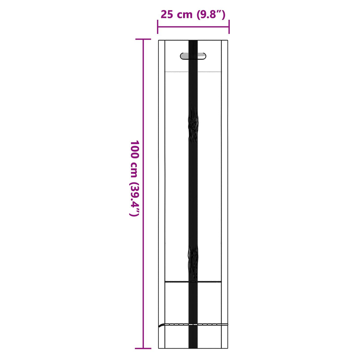 Sandsække 25 stk. Mørkegrøn 100 x 25 cm HDPE