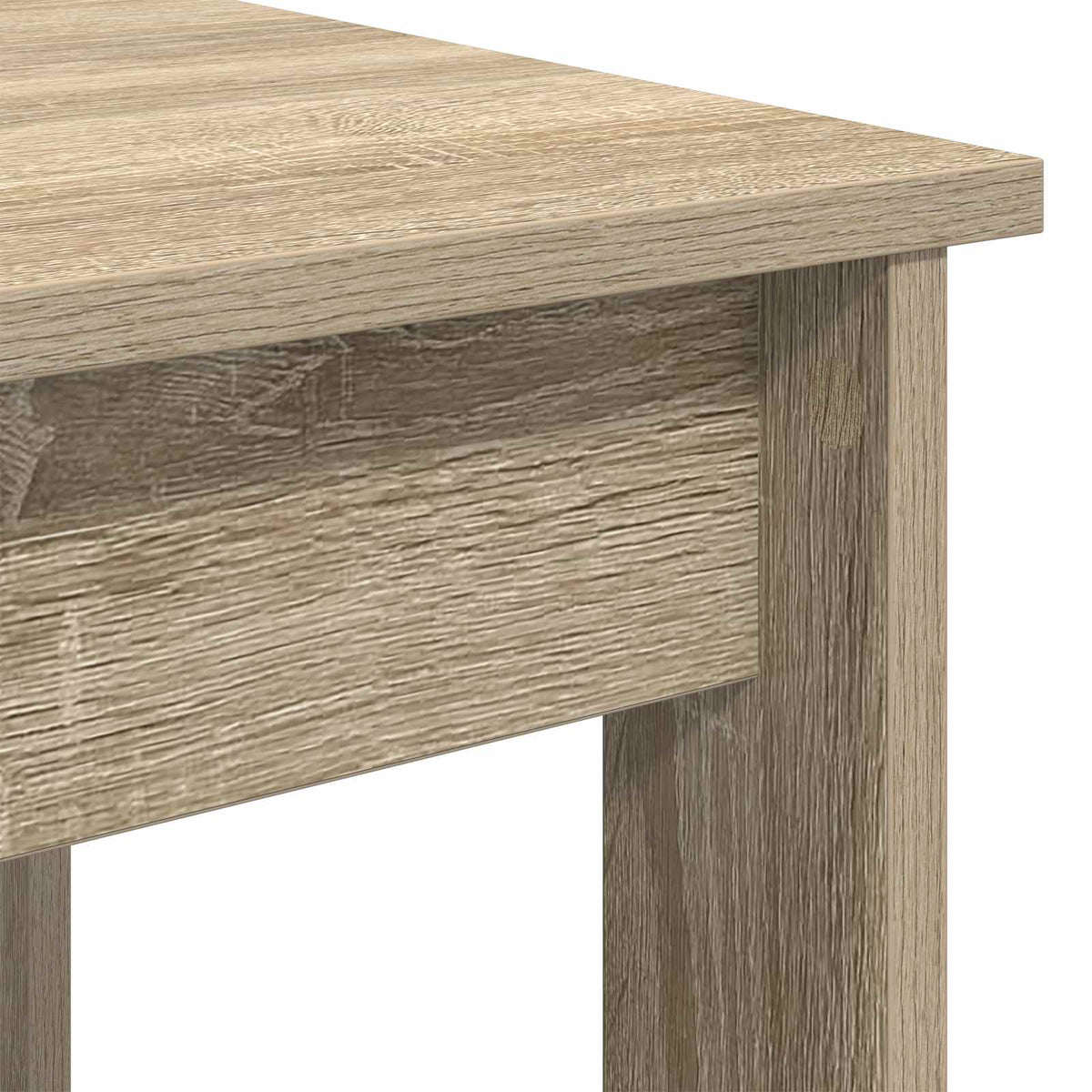 Kaffebord Sæt 2 stk. Sonoma eg 50 x 52 x 42 cm Konstrueret træ