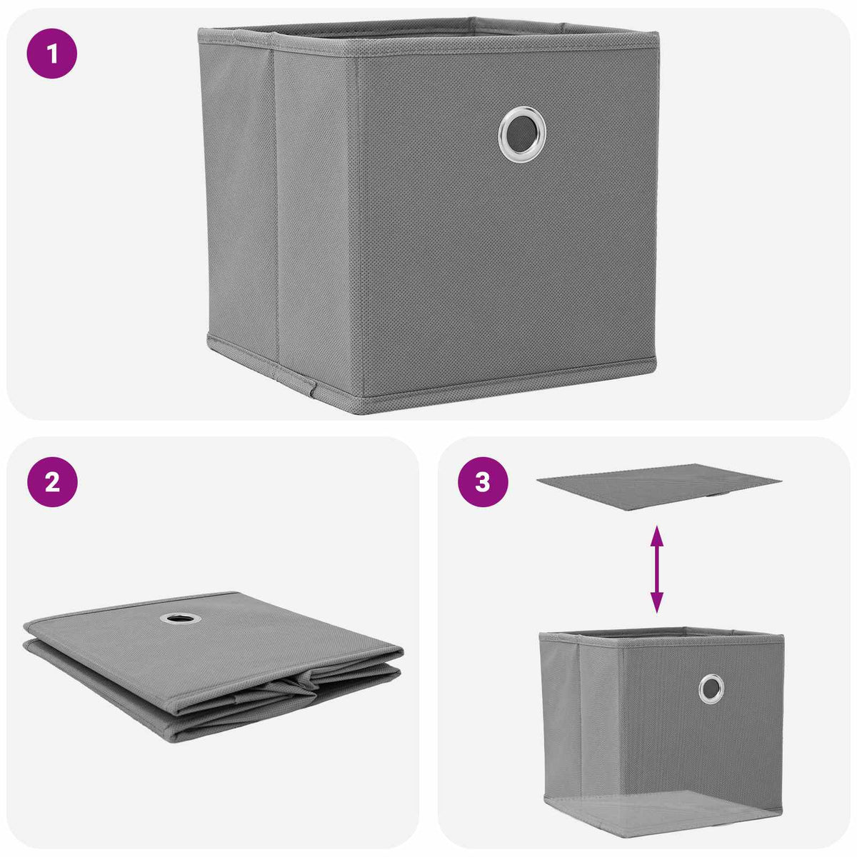 Sengebord Beton Grå 41 x 40 x 45 cm Konstrueret træ