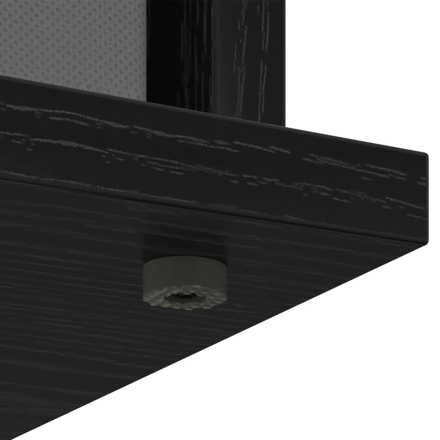 TV stand med skuffe Sort eg 79 x 40 x 48 cm