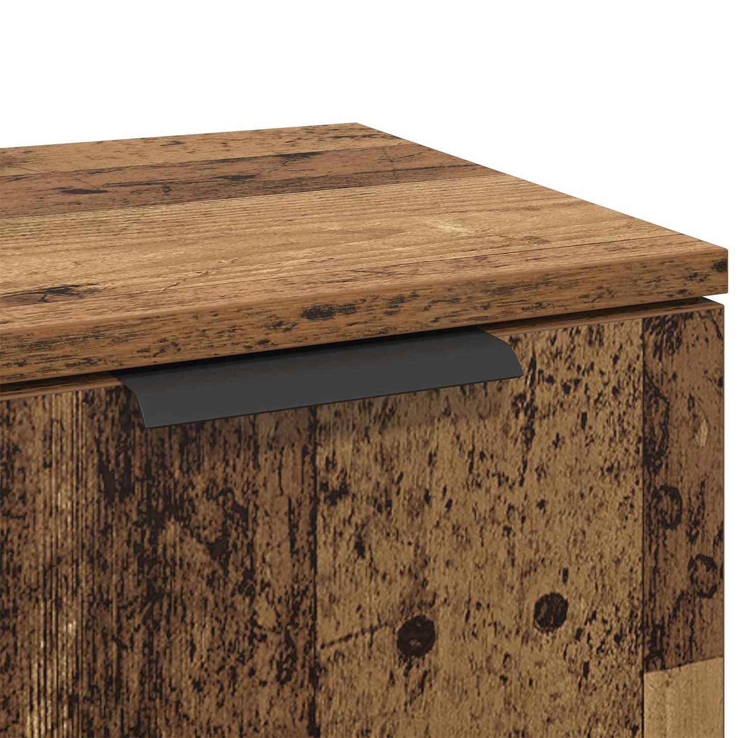 Sideboard 3 stk. Gammelt træ 120 x 30 x 70 cm Konstrueret træ