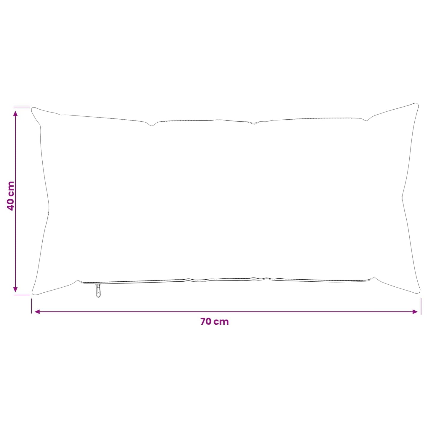 Pudebetræk 2 pcs HEERLEN Mørkegrå 40 x 70 cm Bouclé