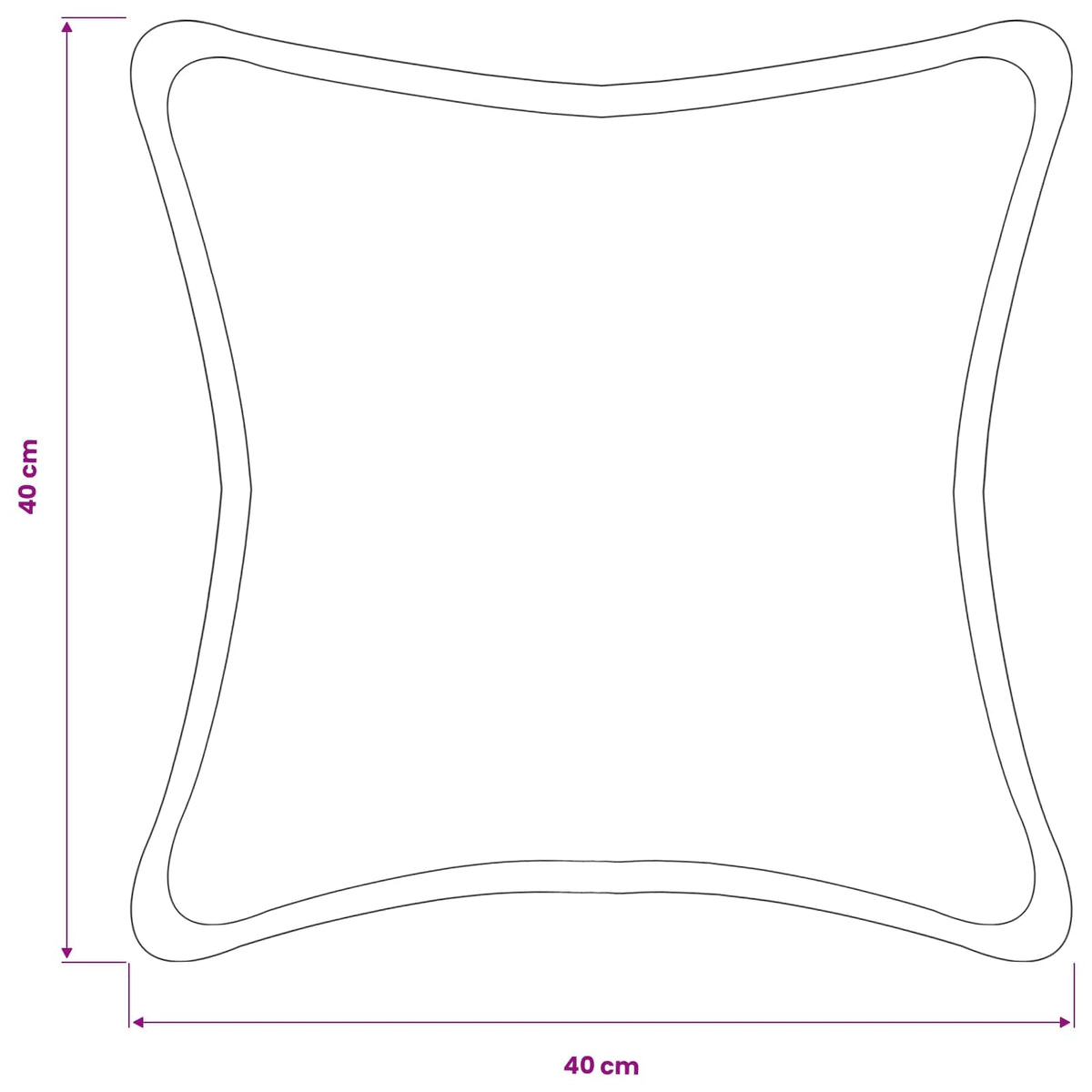 Pudebetræk 2 pcs HOUTEN Mørkegrøn 40 x 40 cm Bouclé