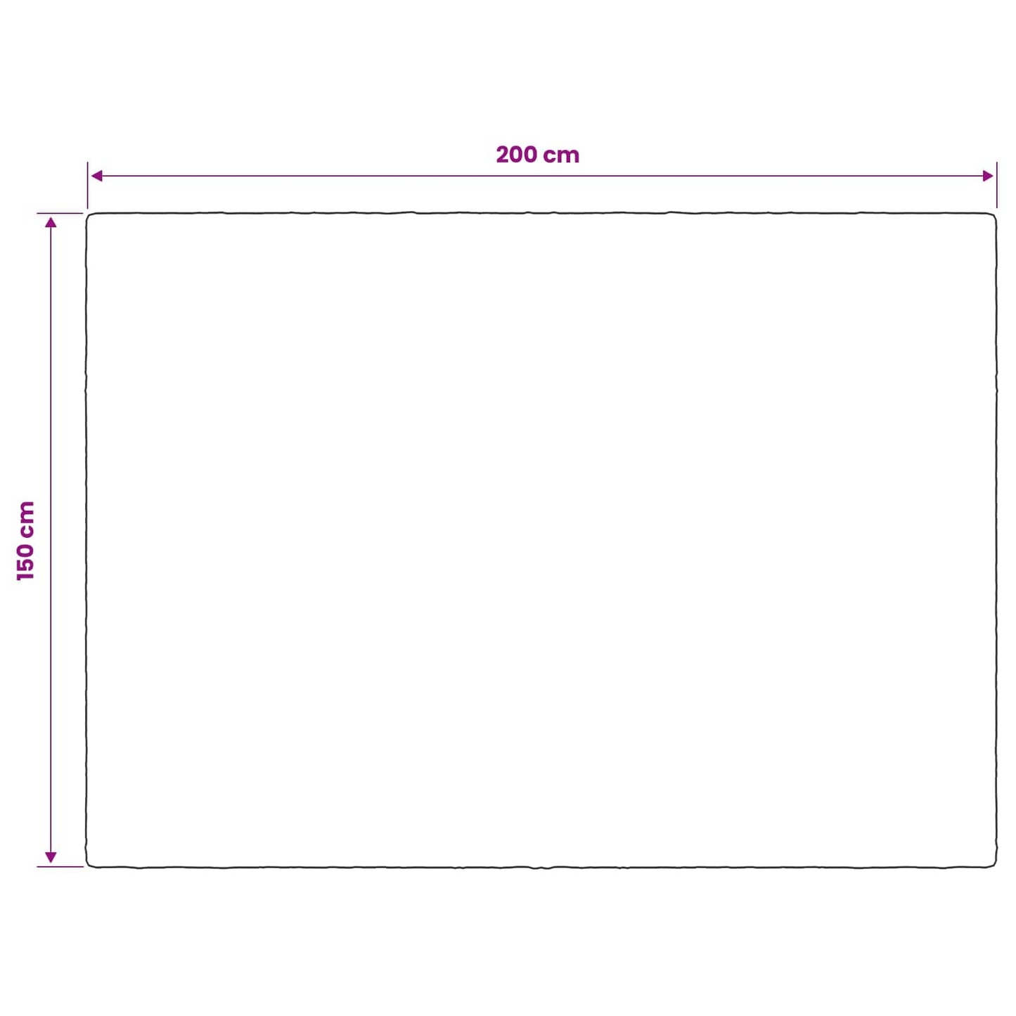 Vægtet tæppe Antracit 150 x 200 cm 7 kg 100% Bomuld 205T