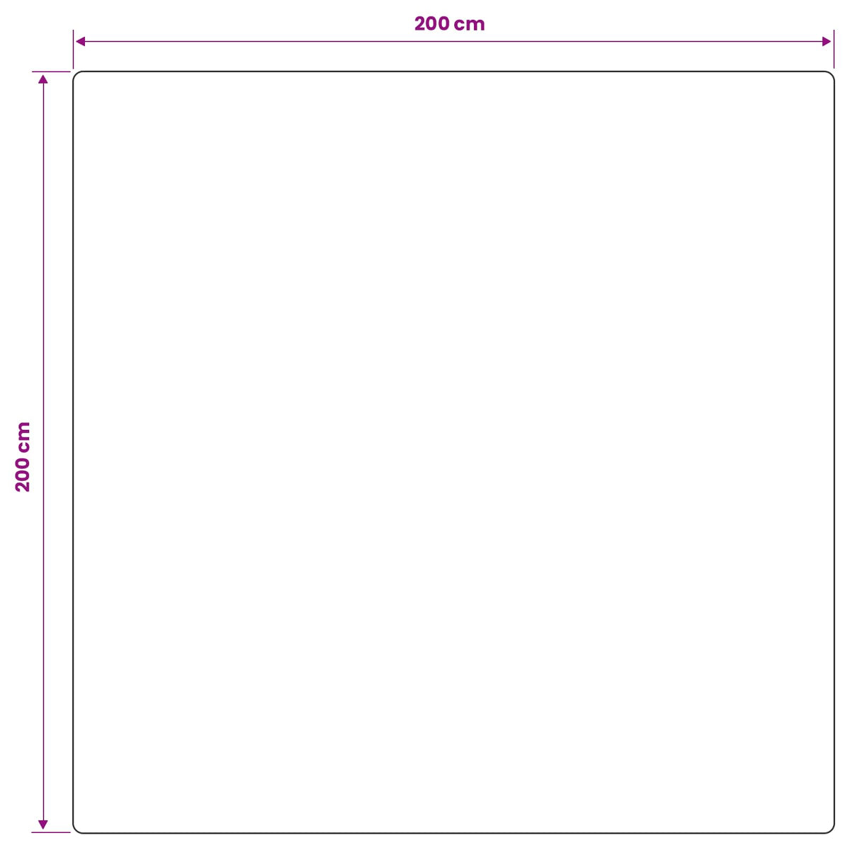 Vægtet tæppe Antracit 200 x 200 cm 13 kg 100% Bomuld 205T