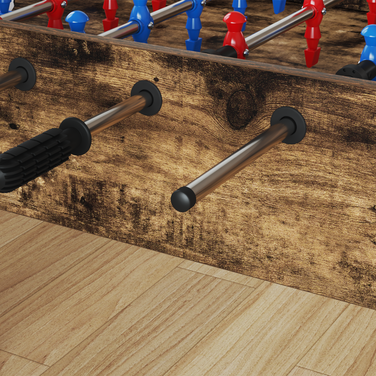 Foosball Bord Endestykker 10 stk. Sort 1,9 x 1,9 x 1,6 cm PP