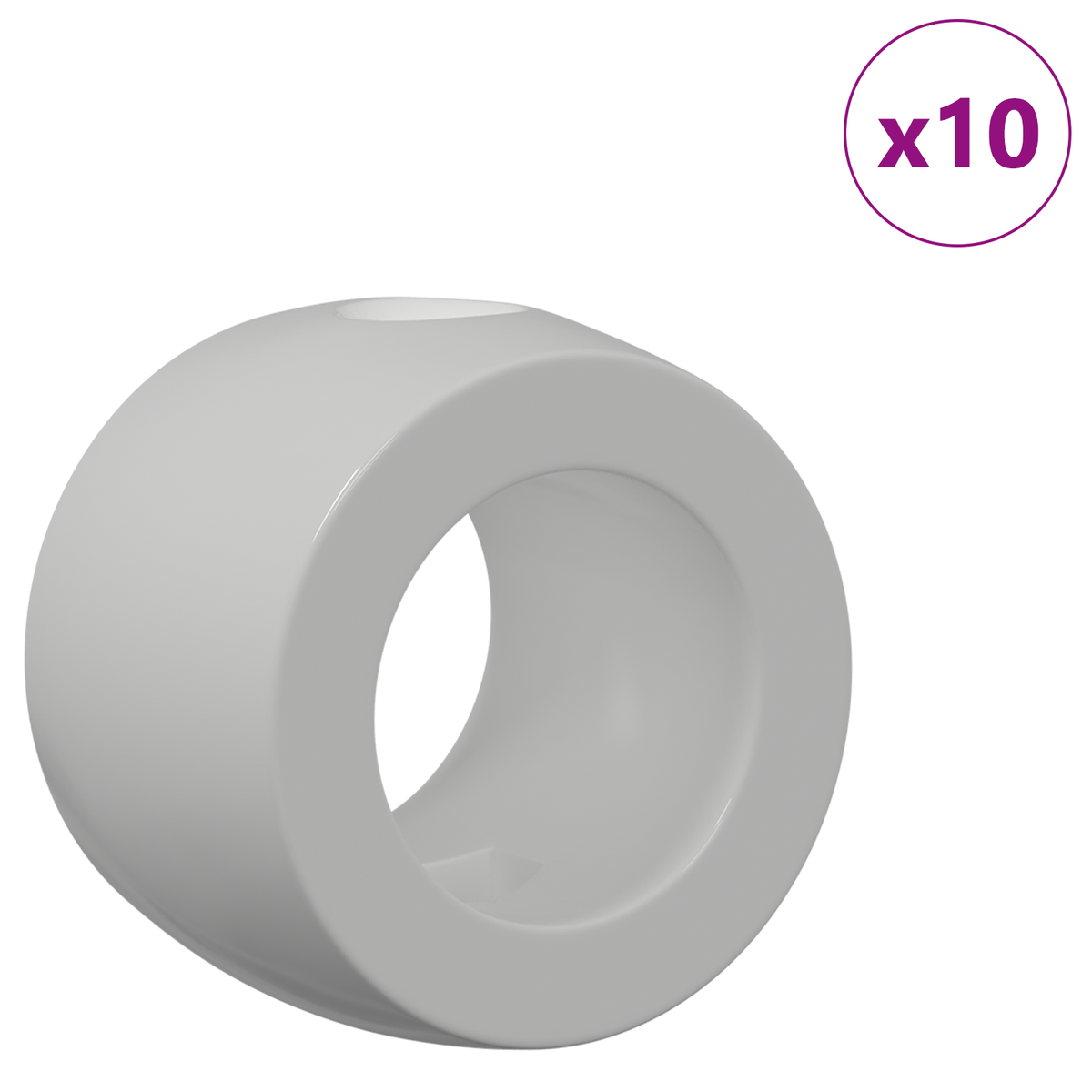 Bordfodboldbæringer 10 stk. Sort 3 x 3 x 2,1 cm PP