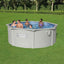 Hydrium fritstående pool 360x120 cm rund
