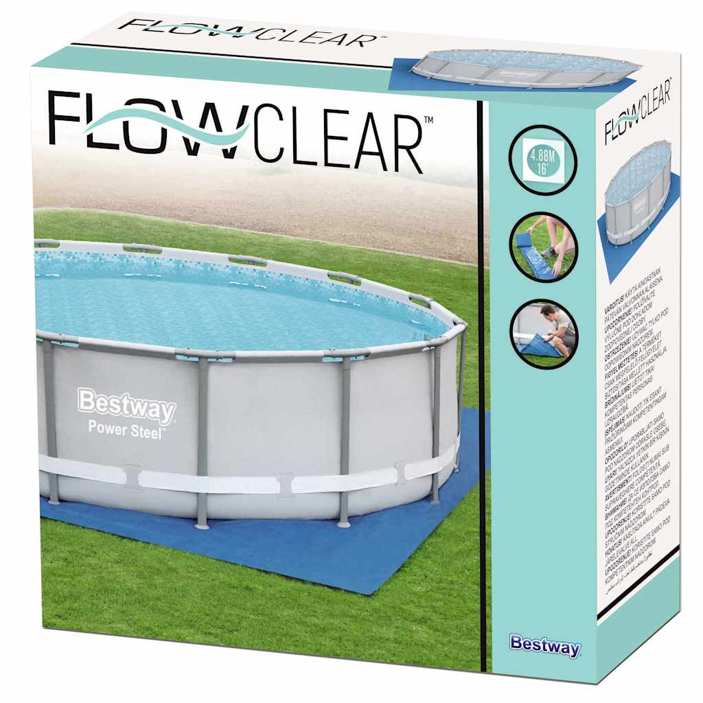 poolunderlag Flowclear 488 x 488 cm