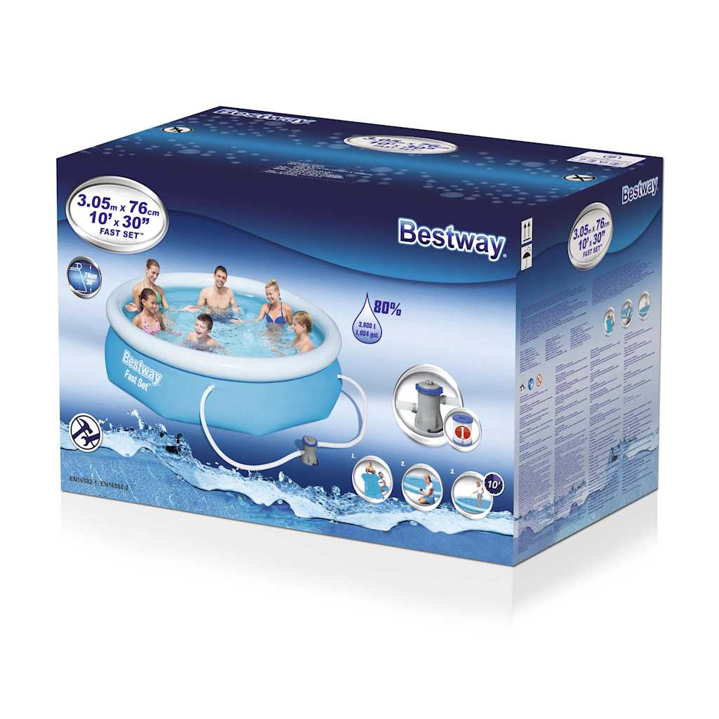 swimmingpoolsæt Fast Set 305 x 76 cm 57270