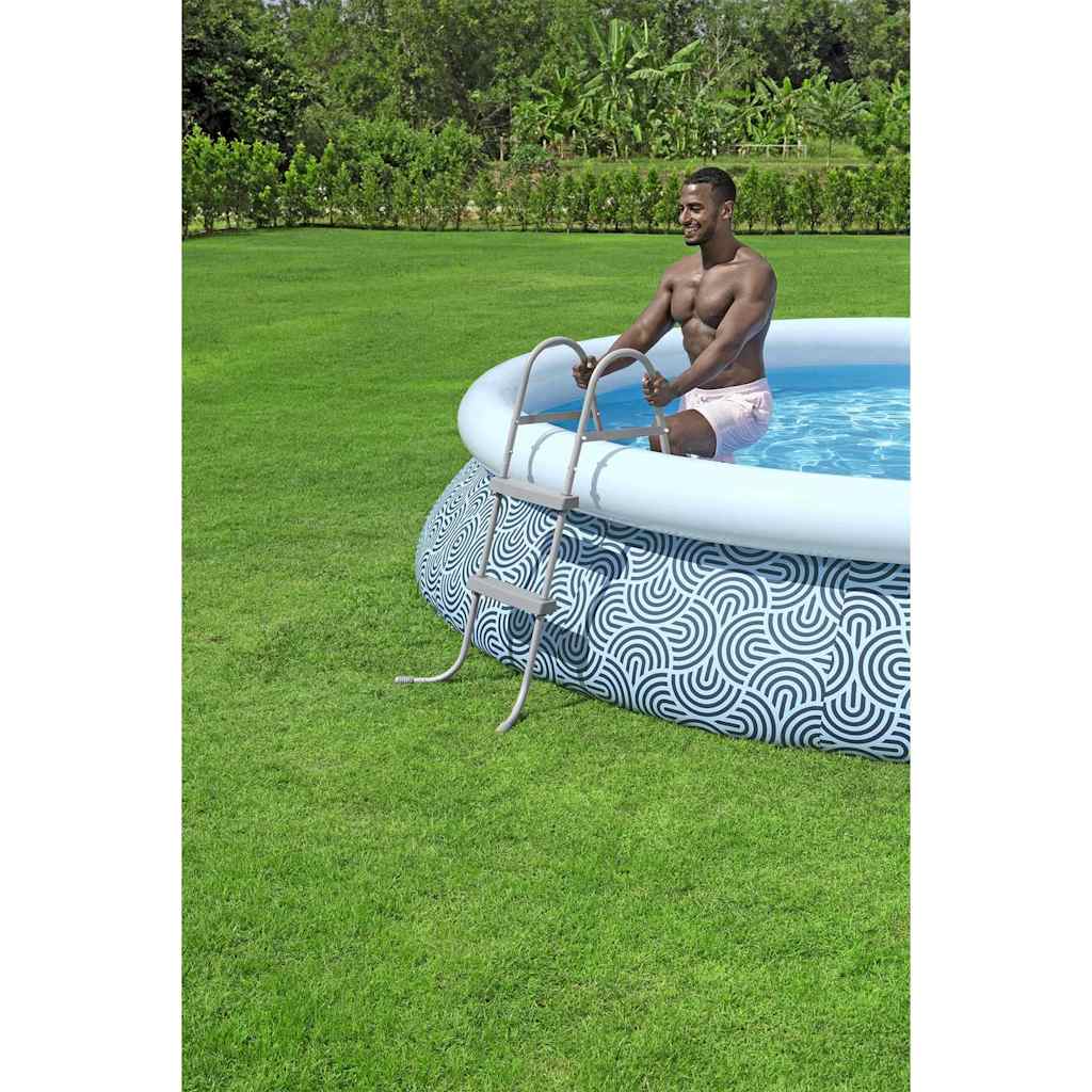 poolstige med 2 trin Flowclear 84 cm