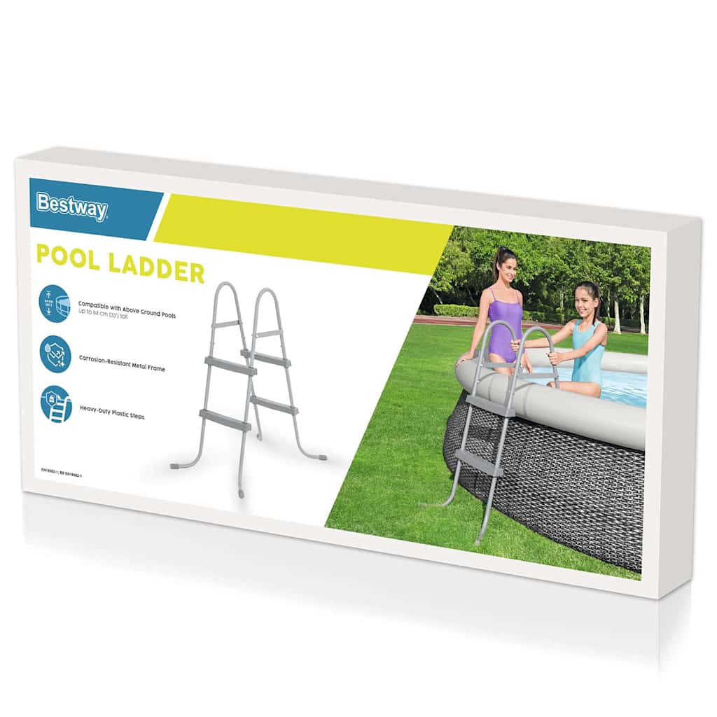 poolstige med 2 trin Flowclear 84 cm