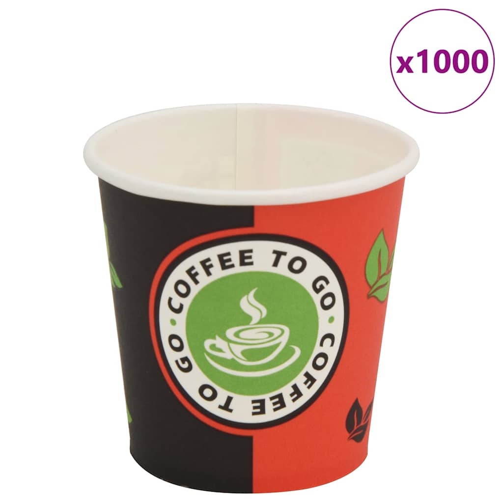 engangskaffekrus 1000 stk. papir 120 ml (4 oz)