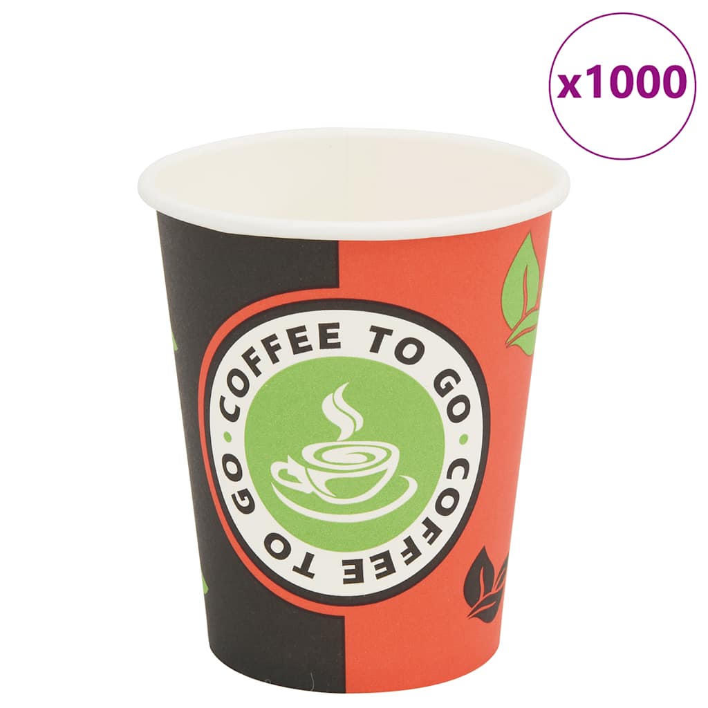 engangskaffekrus 1000 stk. papir 240 ml (8 oz)