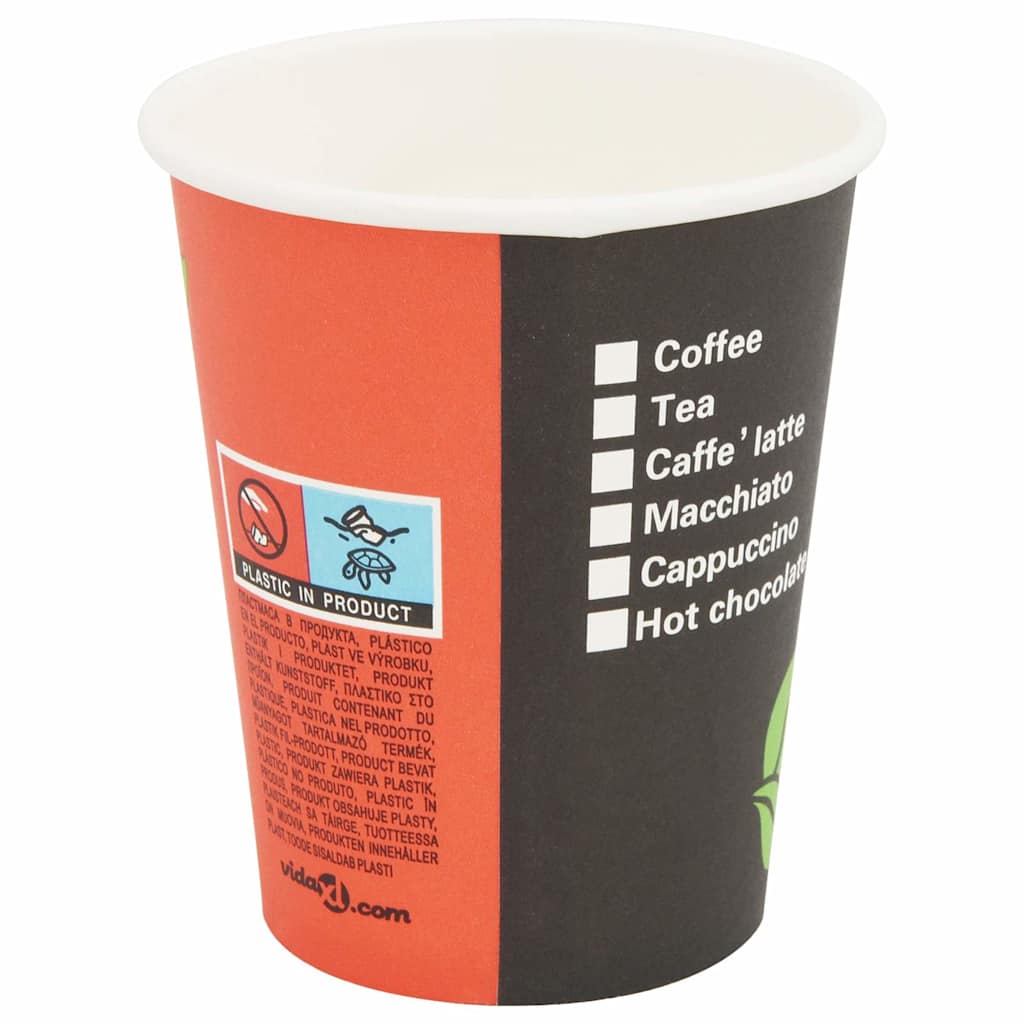 engangskaffekrus 1000 stk. papir 240 ml (8 oz)