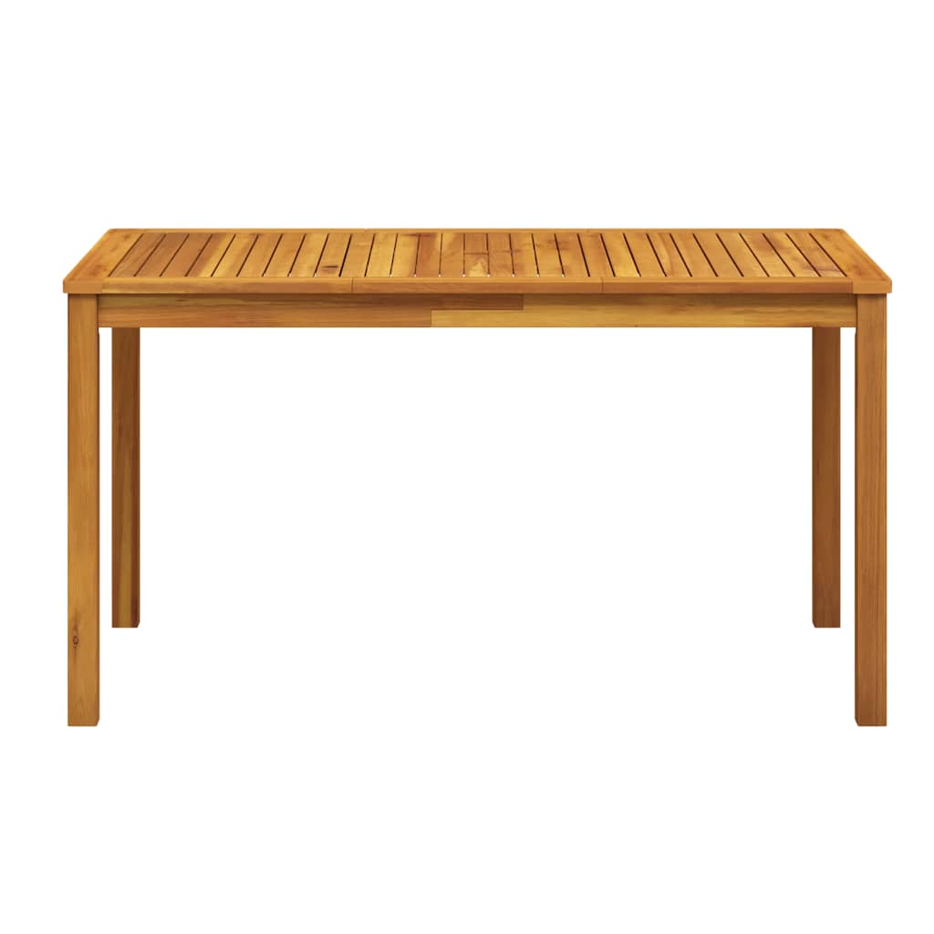 havebord 140x80x74 cm massivt akacietræ