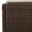 solseng 110x200 cm polyrattan brun