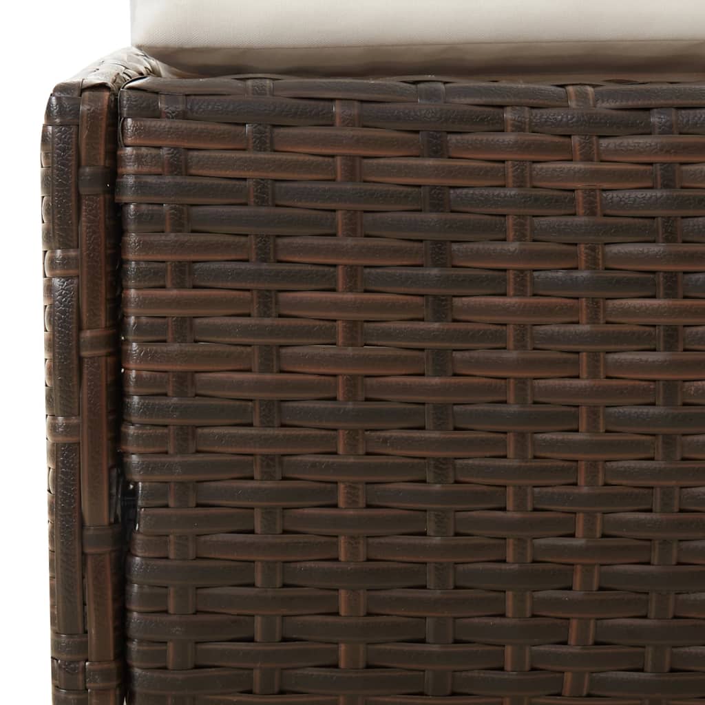 solseng 110x200 cm polyrattan brun