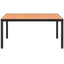 havebord WPC aluminium 150 x 90 x 74 cm brun