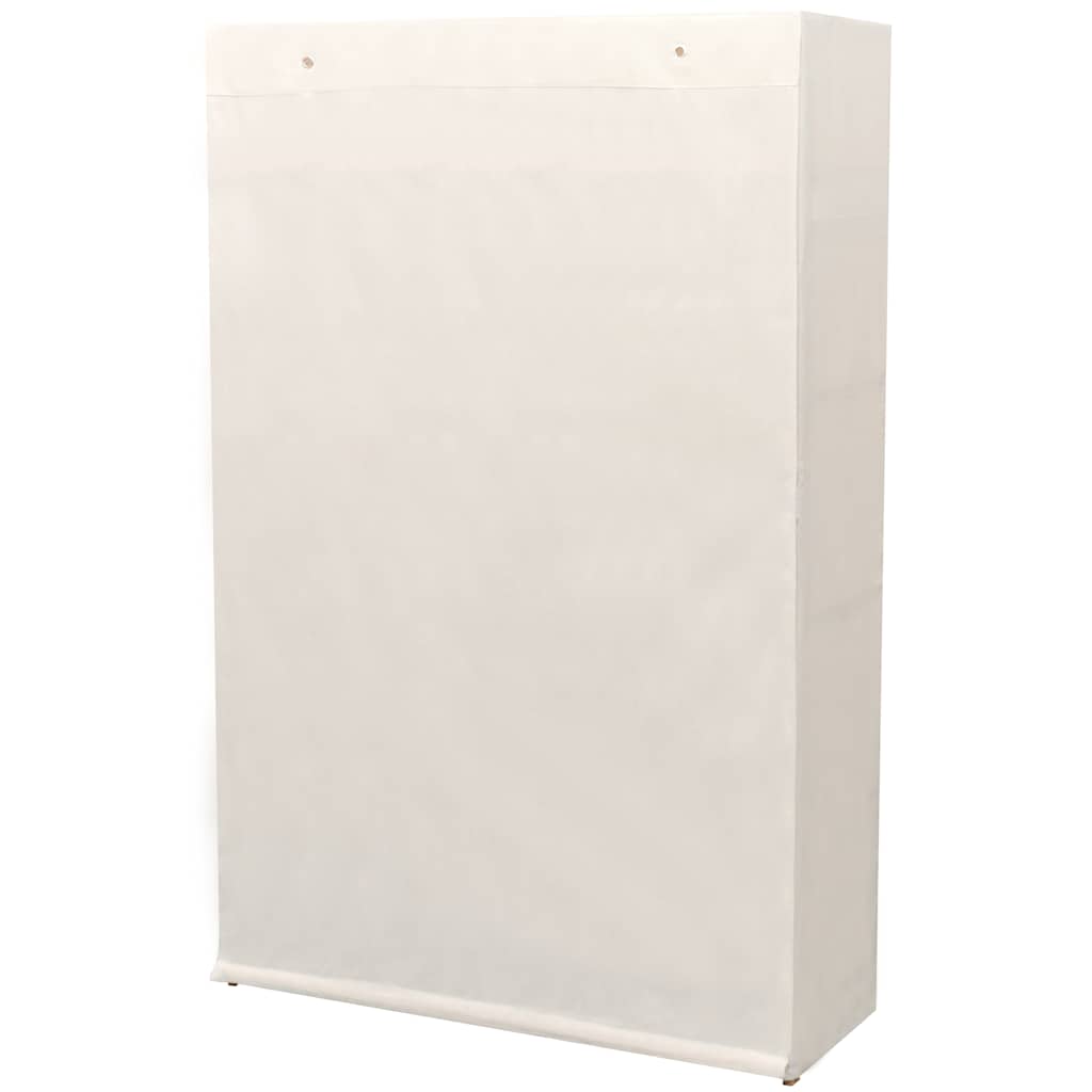 garderobe stof og fyrretræ 110 x 40 x 170 cm