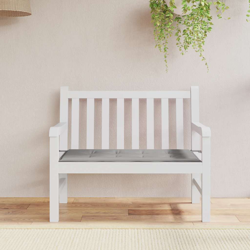 hynde til havebænk 100x50x3 cm oxfordstof grå