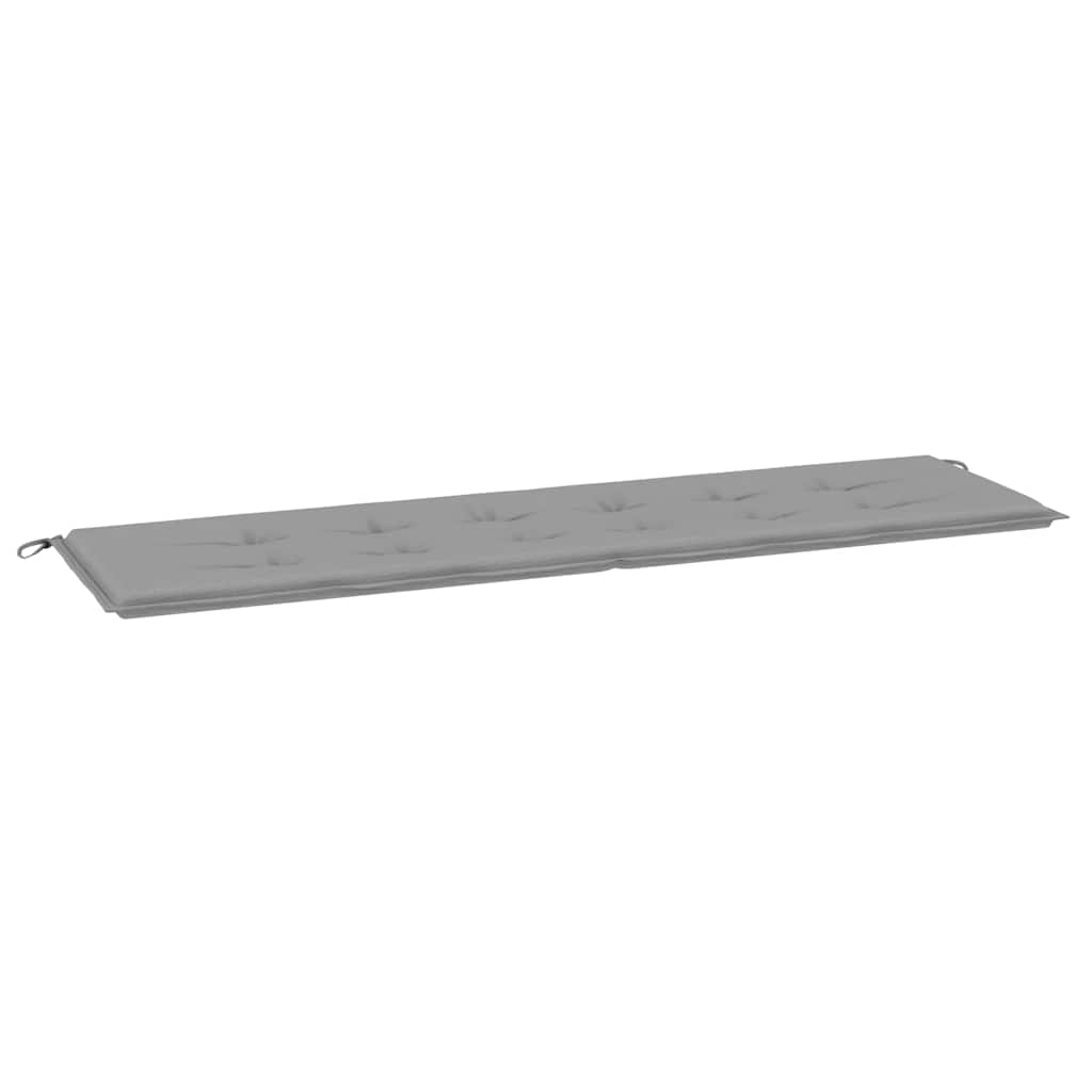 hynde til havebænk 180x50x3 cm stof grå