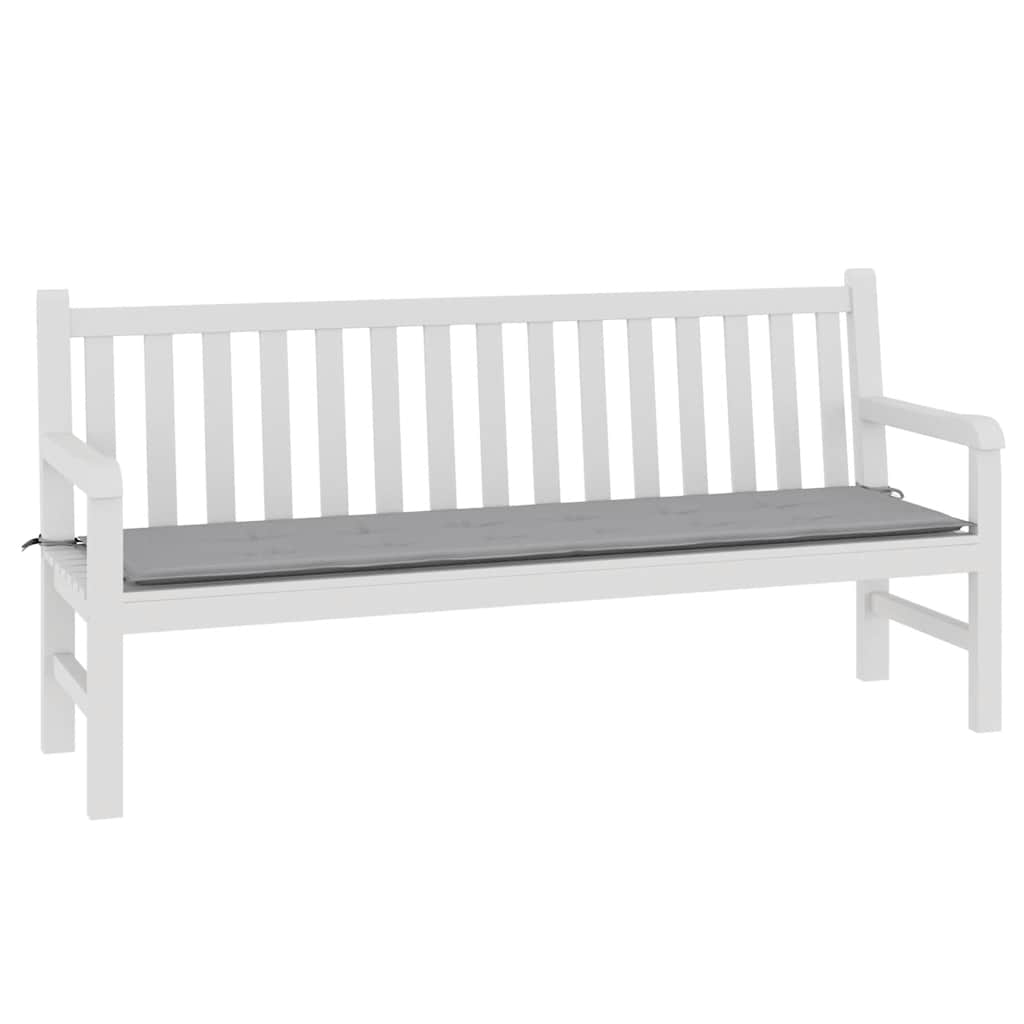 hynde til havebænk 180x50x3 cm stof grå