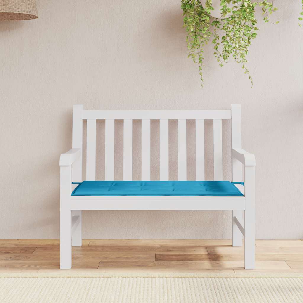 hynde til havebænk 100x50x3 cm oxfordstof blå