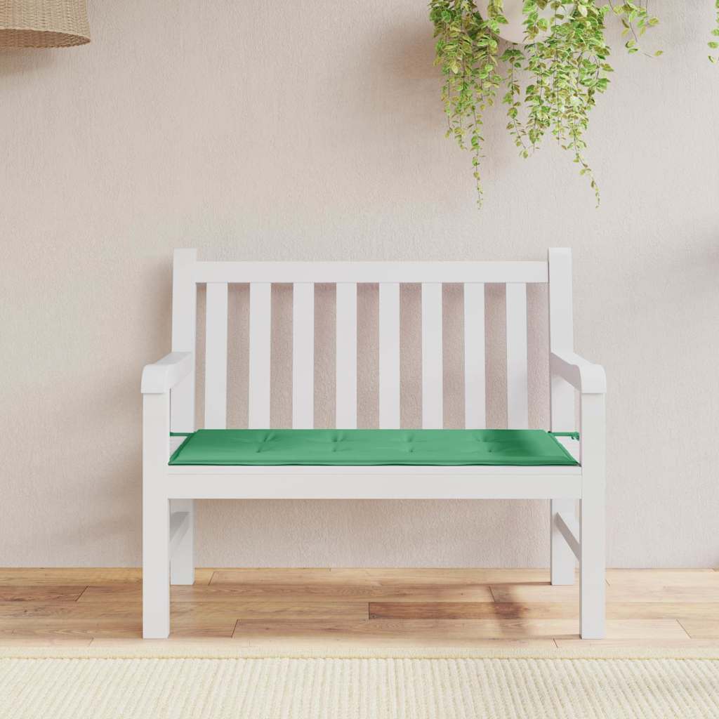 hynde til havebænk 100x50x3 cm oxfordstof grøn