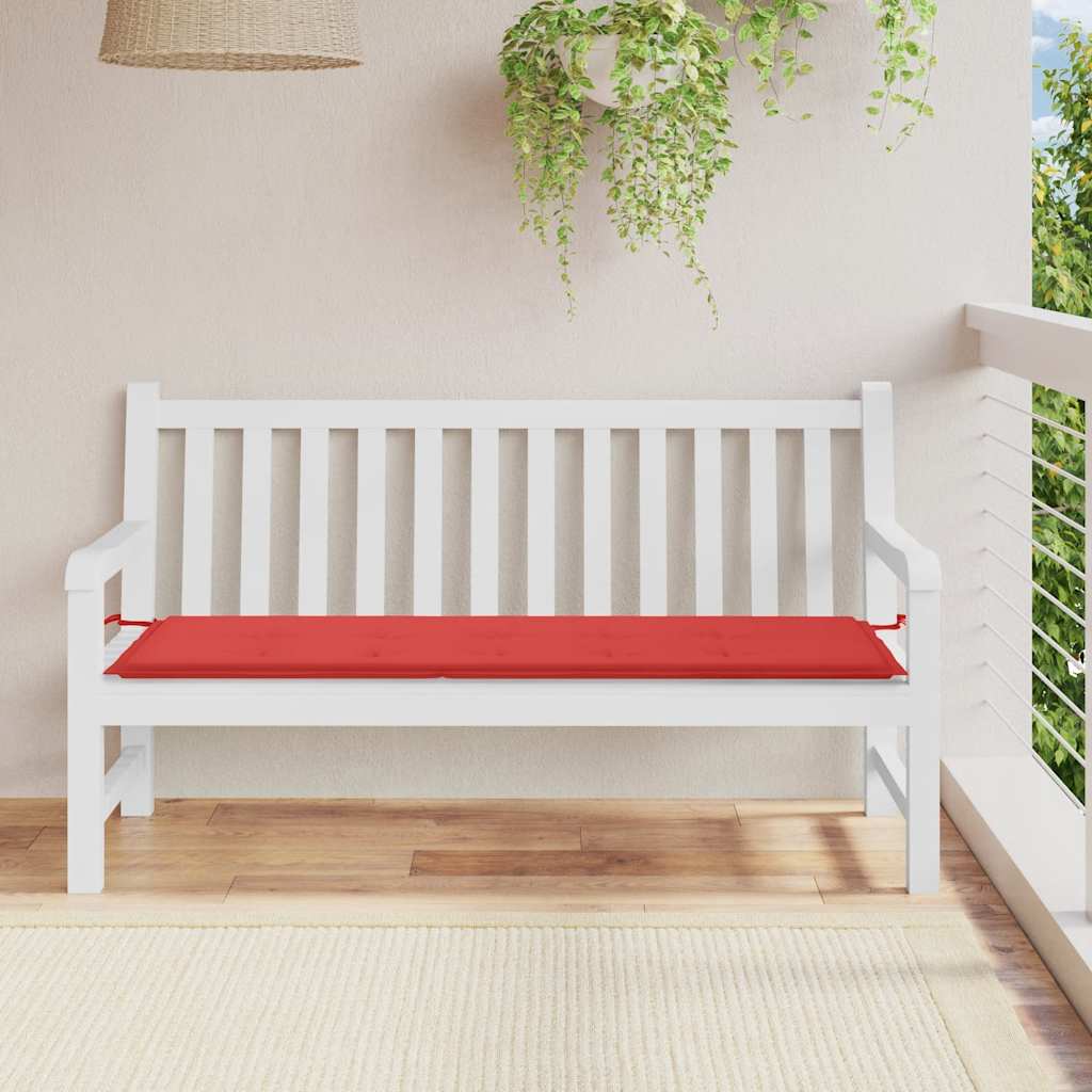 hynde til havebænk 150x50x3 cm oxfordstof rød
