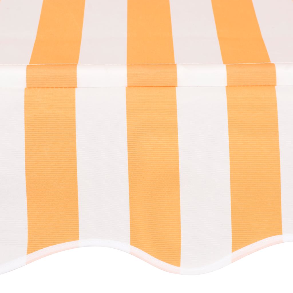 foldemarkise manuel betjening 250 cm stribet orange og hvid