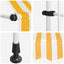 foldemarkise manuel betjening 350 cm stribet orange og hvid