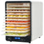 fødevaredehydrator med 10 bakker 550 W hvid