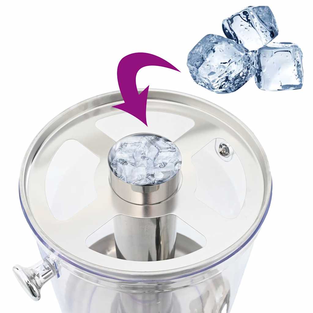 juicedispenser rustfrit stål 8 l