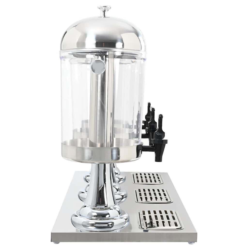 tripeljuicedispenser rustfrit stål 3 x 8 l