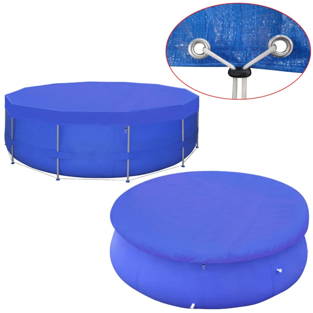 poolovertræk PE rundt 460 cm 90 g/m²