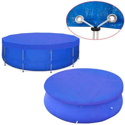 poolovertræk PE rundt 460 cm 90 g/m²