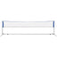 badmintonnet med fjerbolde 600 x 155 cm